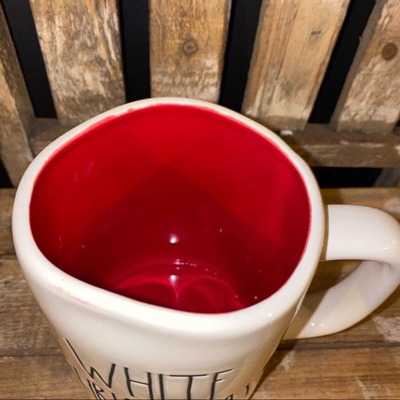 Rae Dunn WHITE CHRISTMAS DOUBLE SIDED ❄️ on the back. 2020 release. - Picture 3 of 4